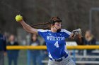 Softball vs Babson  Wheaton College Softball vs Babson College. - Photo by Keith Nordstrom : Wheaton, Softball, Babson, NEWMAC